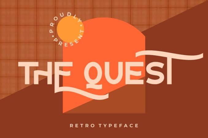 Quest Retro Typeface