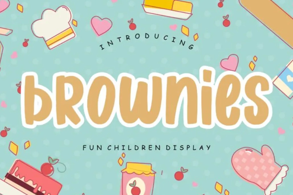 Brownies Fun Children Font