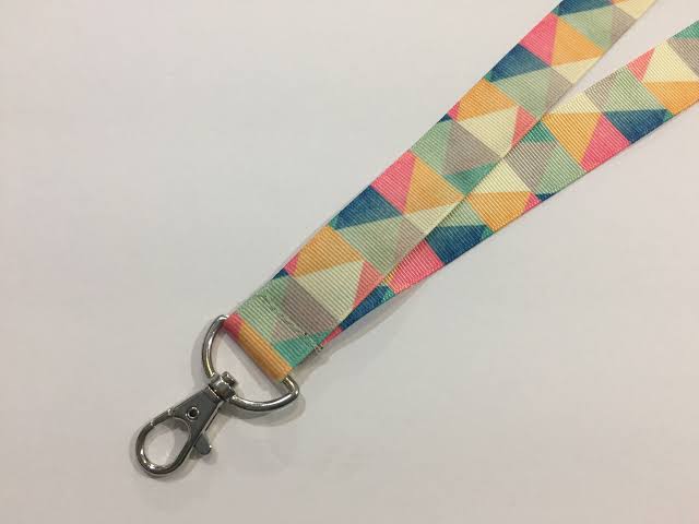 Geometric Elegance Lanyard