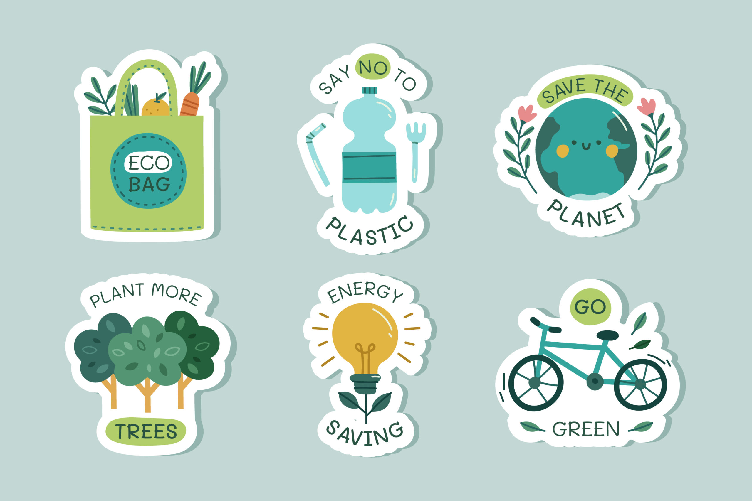 Eco-friendly illustration