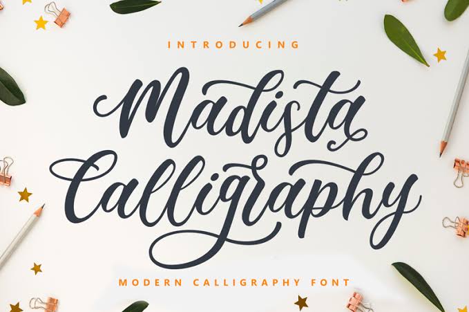 Madista Calligraphy Modern Calligraphy Font