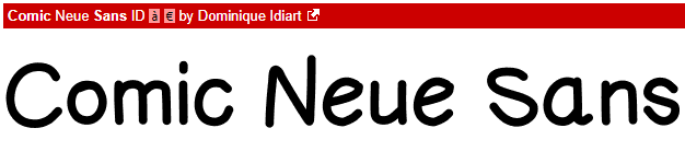 Comic Neue Sans Alternative to Comic Sans