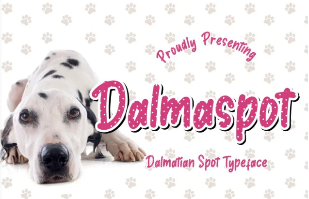 Dalmaspot Dalmatian Spot Typeface