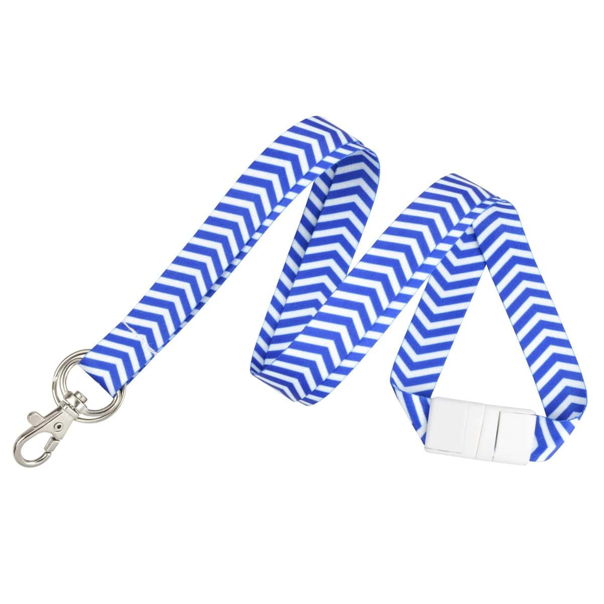 Striped Sophistication Lanyard