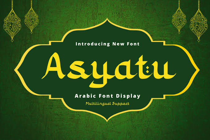Asyatu Arabic Font Display