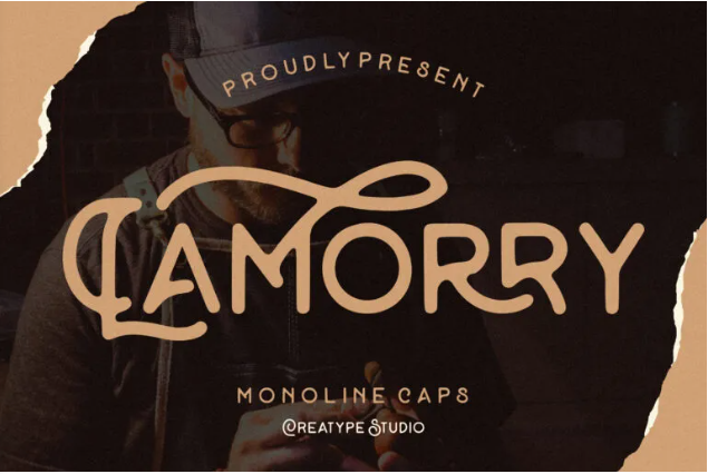 Lamorry Monoline Font