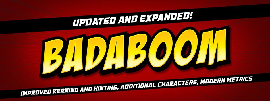 Badaboom BB Font