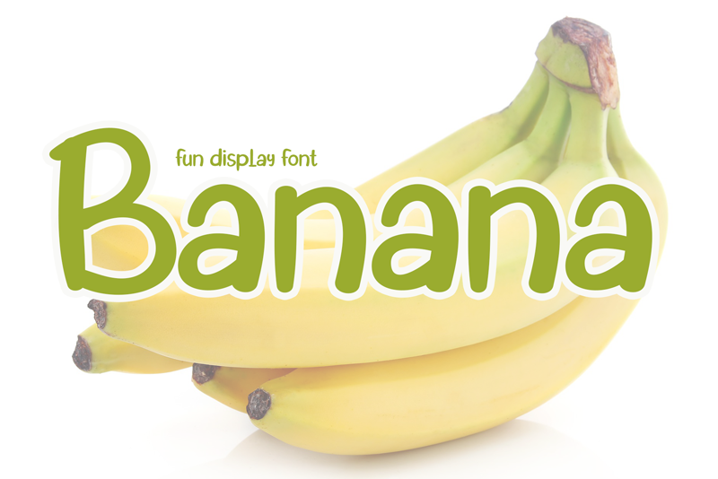 Banana Fun Display Font