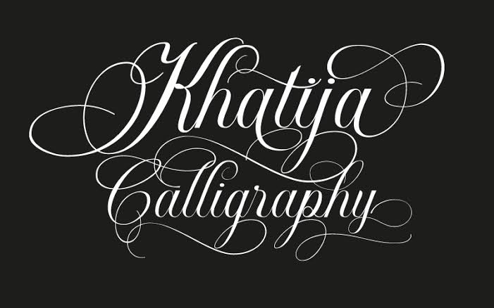 Khatija Calligraphy Font