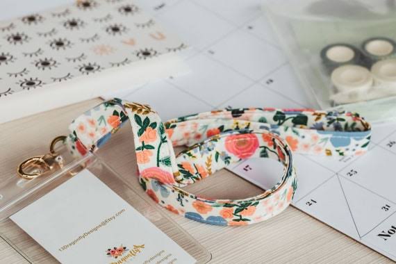 Floral Fusion Lanyard