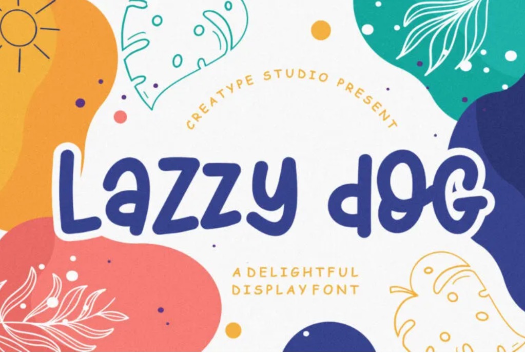 Lazzy Dog Display Font