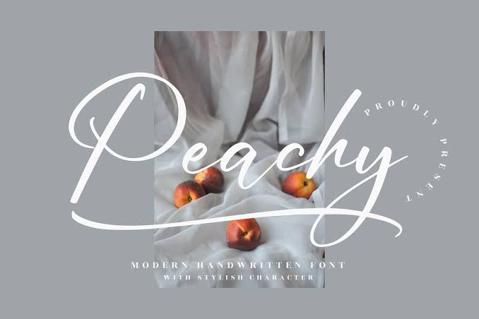 Peachy Handwritten Font