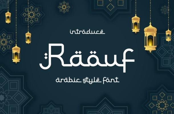 Raouf Arabic Style Font