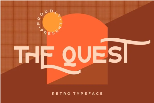 The Quest Retro Font