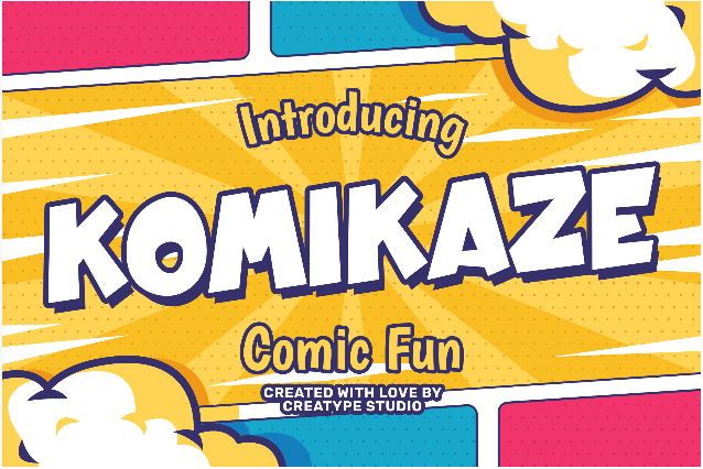Komikaze Comic Font