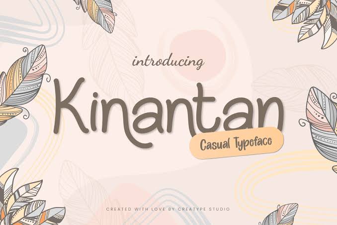 Kinantan Fun and Casual Font