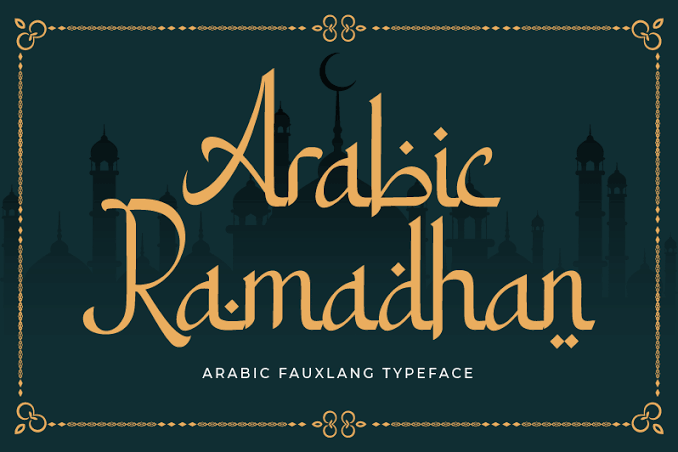 Arabic Ramadhan Font
