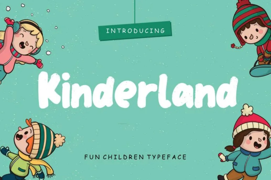 Kinderland Fun Children Font