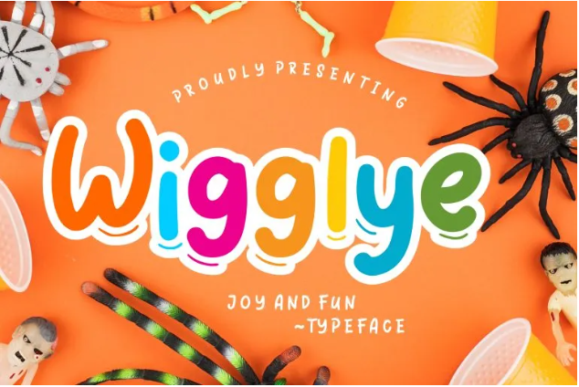 Wigglye Fun Typeface