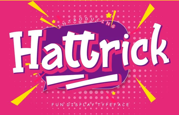Hattrick Font