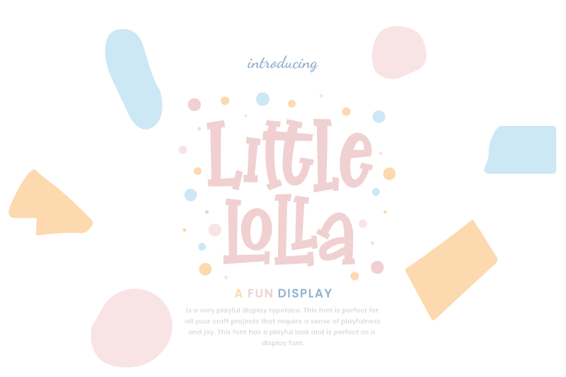 Little Lolla Fun Display Font