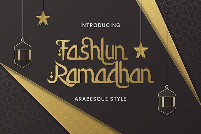 Fashlun Ramadhan Arabesque Style Font