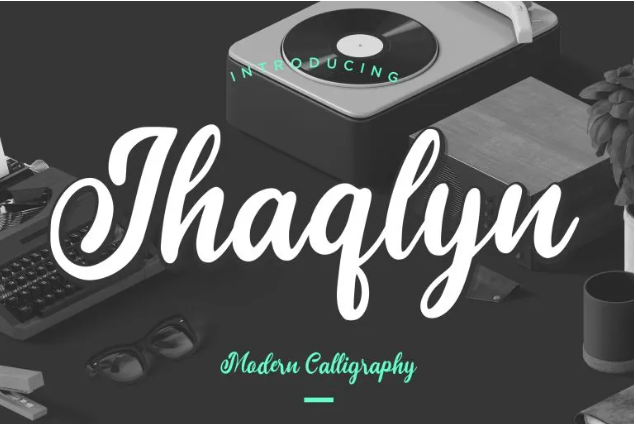 Jhaqlyn Modern Calligraphy Font