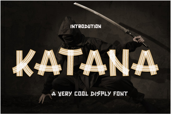 Katana Display Font