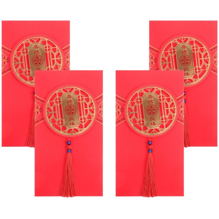 Red Lanterns Chinese New Year Angpao Design