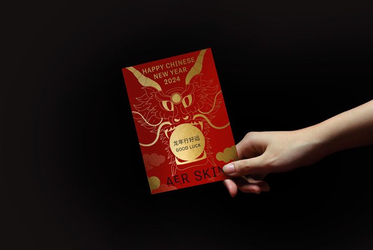 Dragon Red Angpao Design