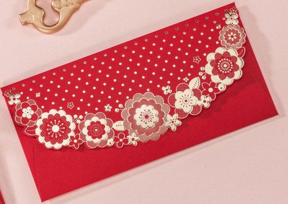 Blossoming Cherry Blossoms Chinese New Year Angpao Design