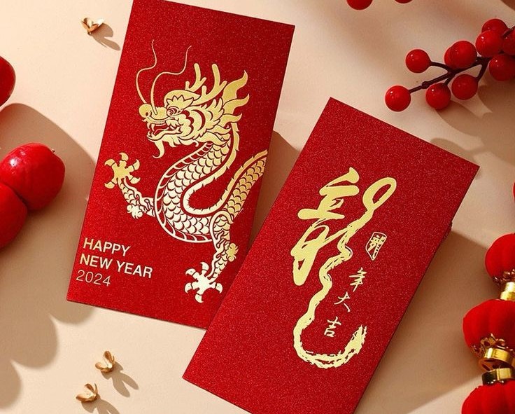Roaring Dragon Angpao Design