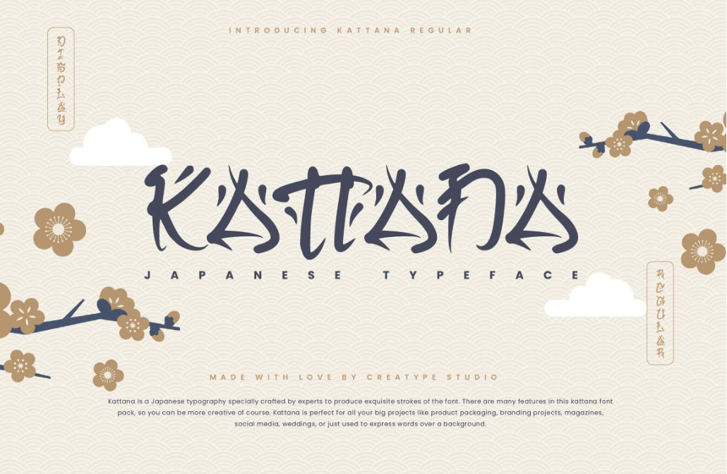 Katana Japanese Typeface