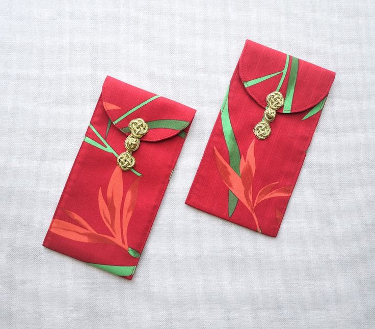 Elegant Silk Angpao Design