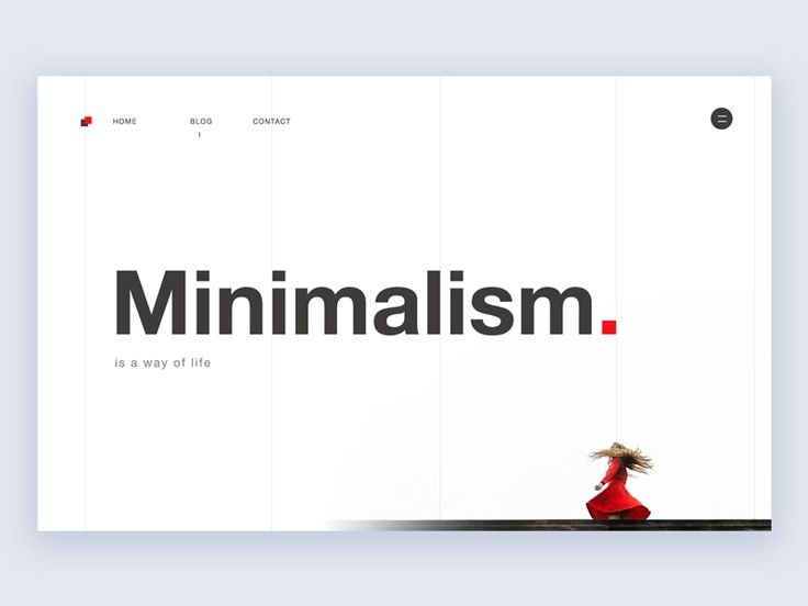 Hyper-minimalism Web Design