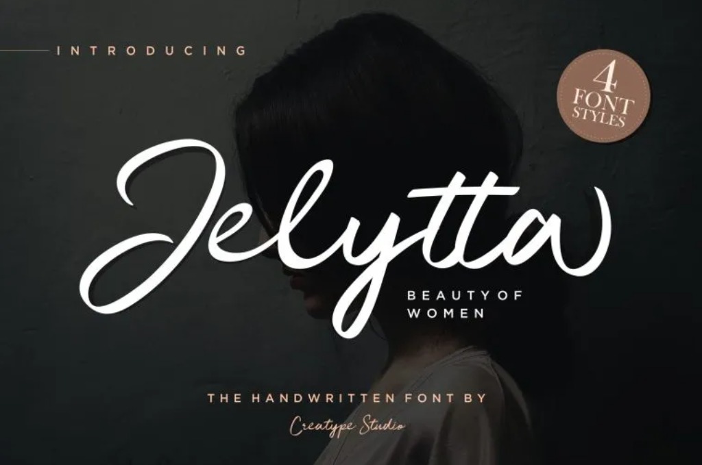 Helytta The Handwritten Font for Cosmetic Packaging Design