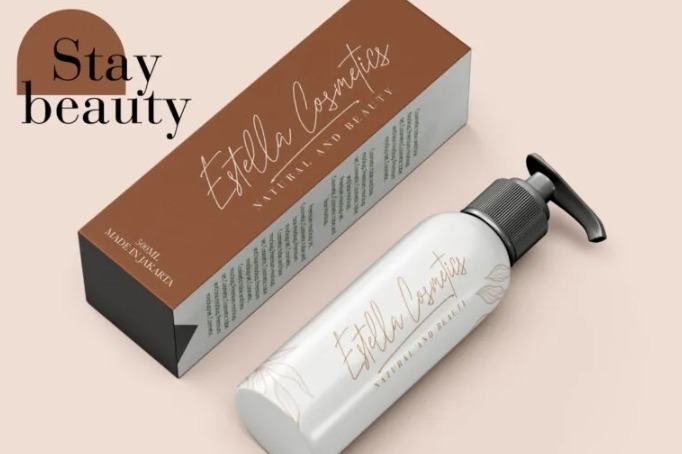 Monstera Font for Cosmetic Packaging Design