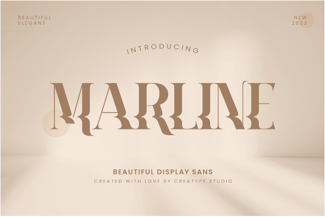 Marline Beautiful Display Font