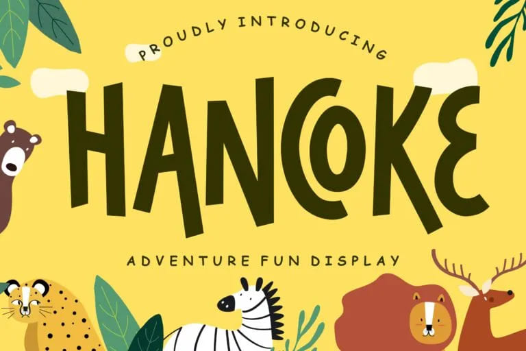 Hancoke Cartoony Font