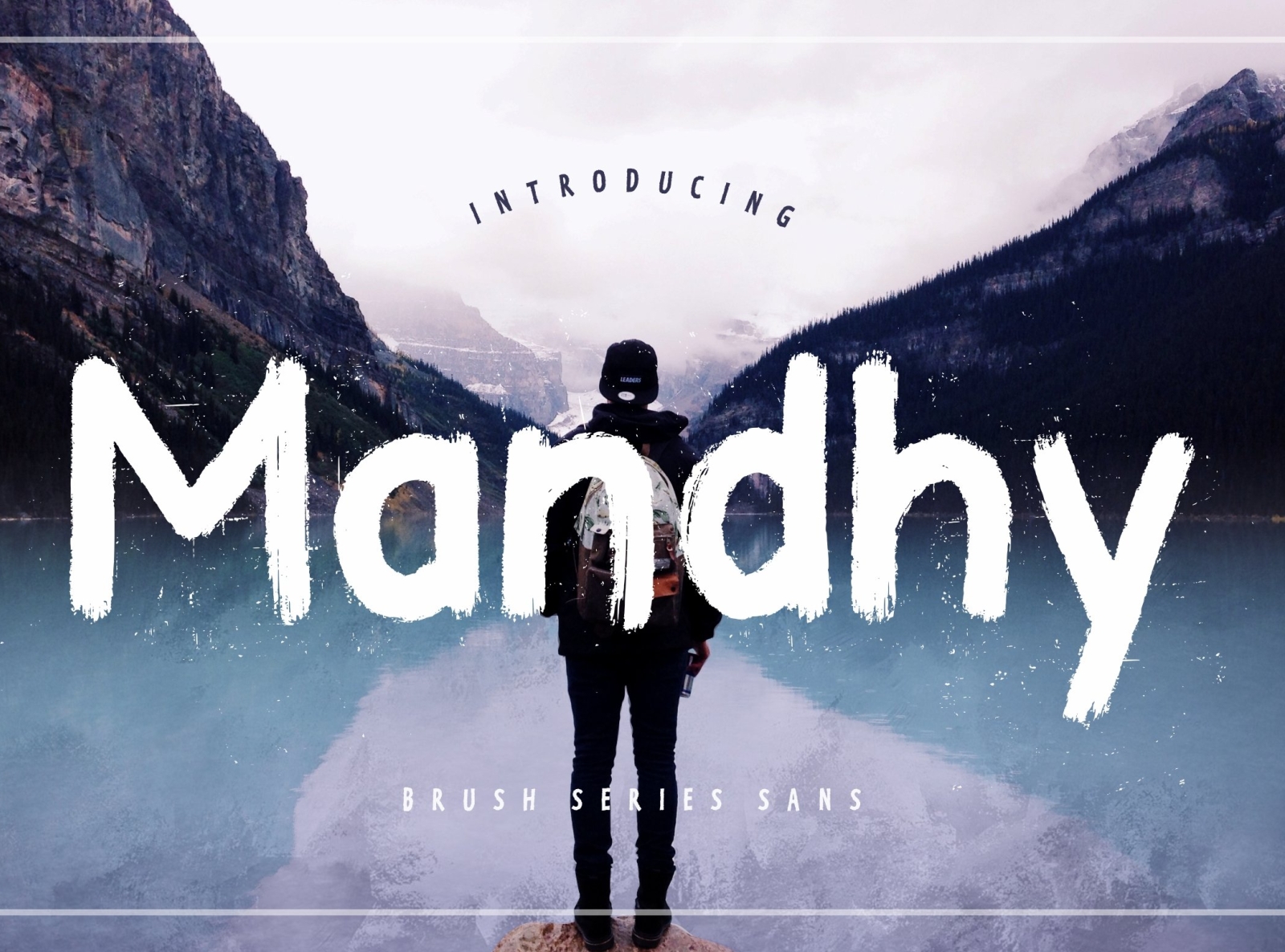 Brush-like font, Mandhy font