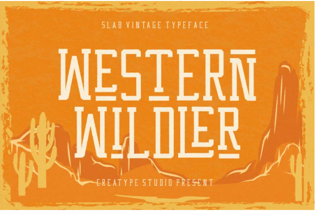 Western Wildler Vintage Font