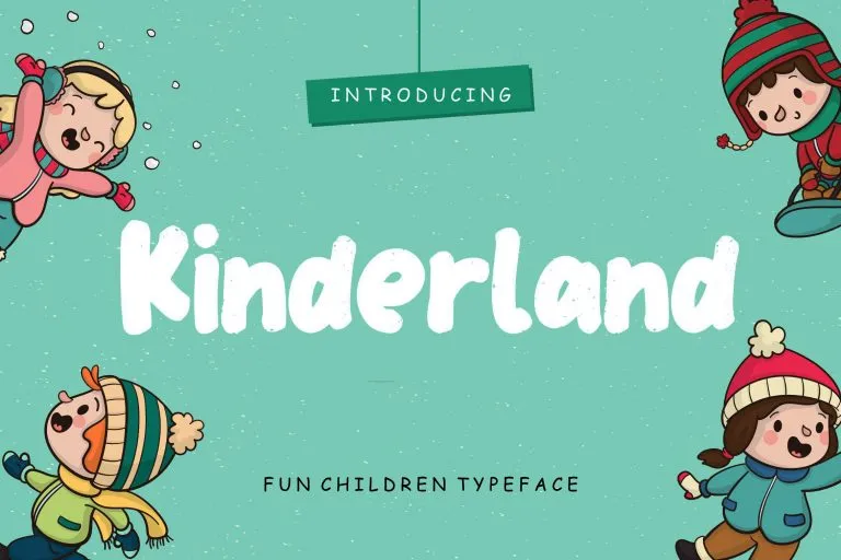 Kinderland Cartoony Font