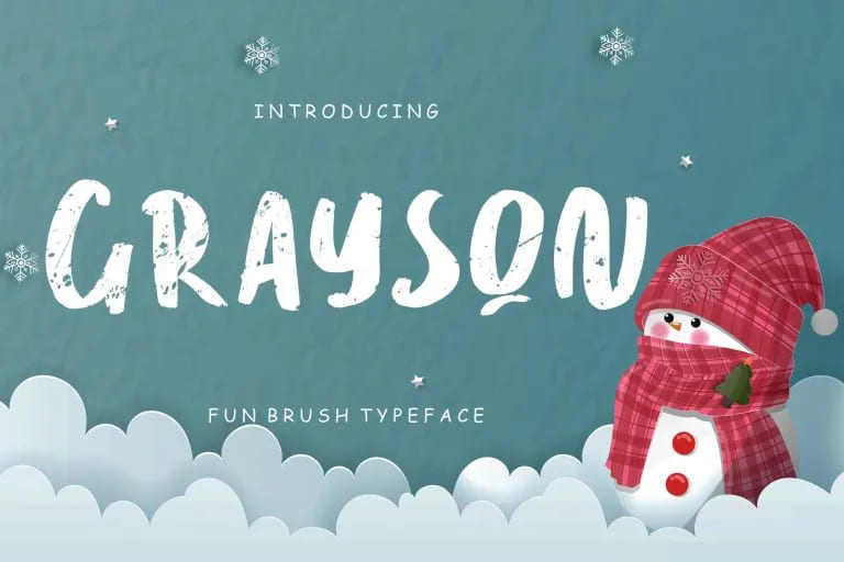 Grayson Cartoony Font Choice