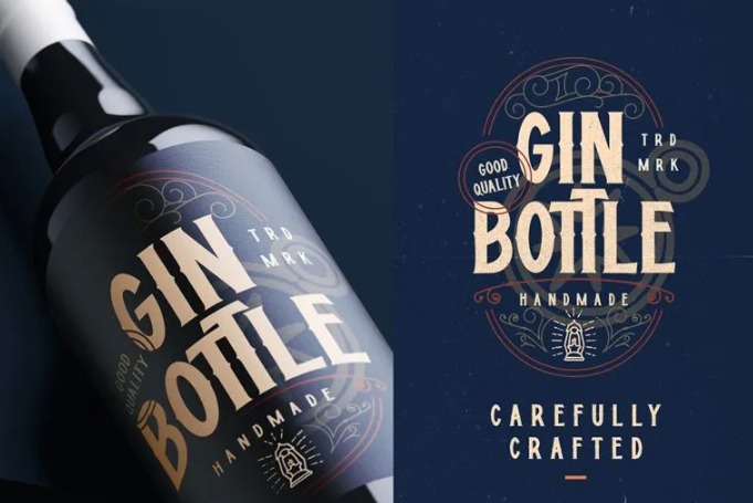 Beer Packaging Design by Hypebeast Font
