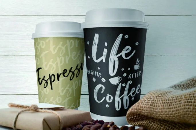 Coffe Packaging Design by Ganttlets Font