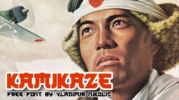 Kamikaze Font from Dafont