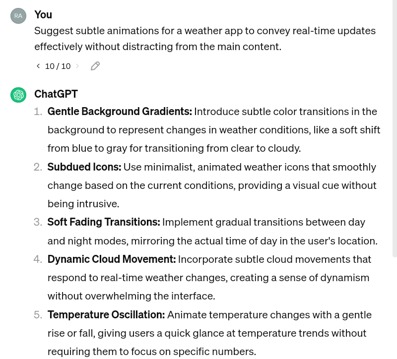 Animation Integration Ideas