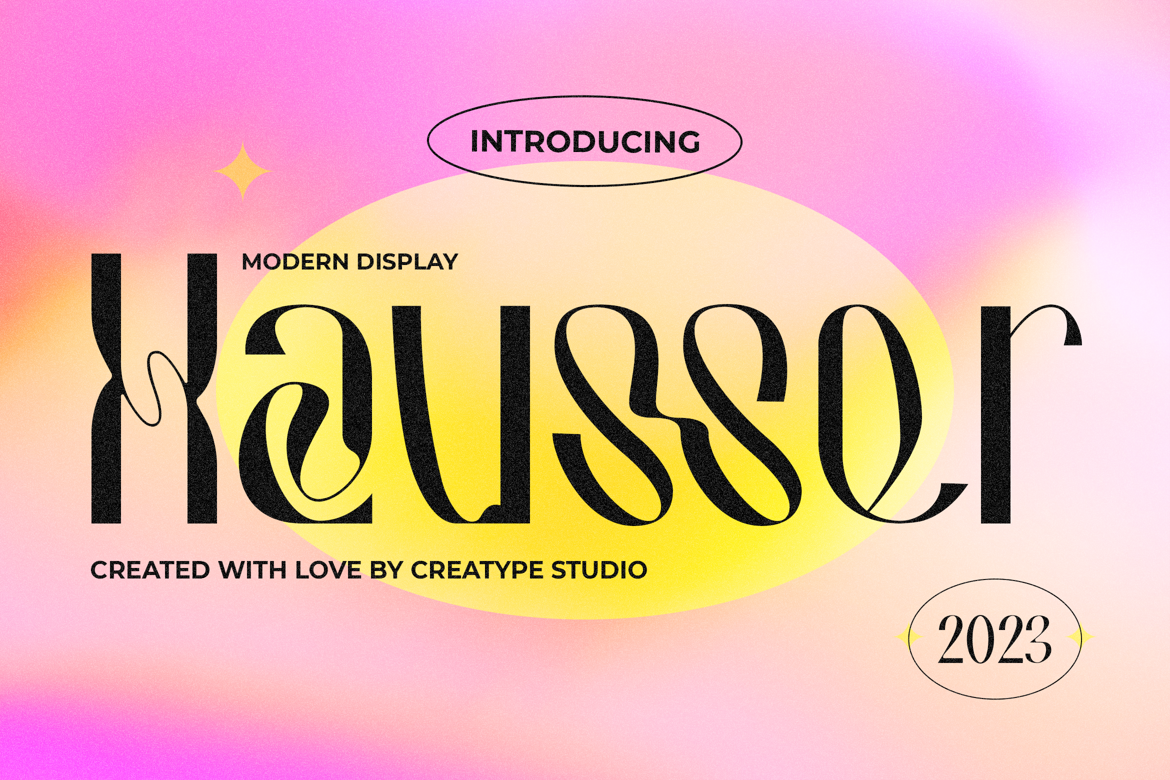 Hausser Modern Display Font for Travel Agency