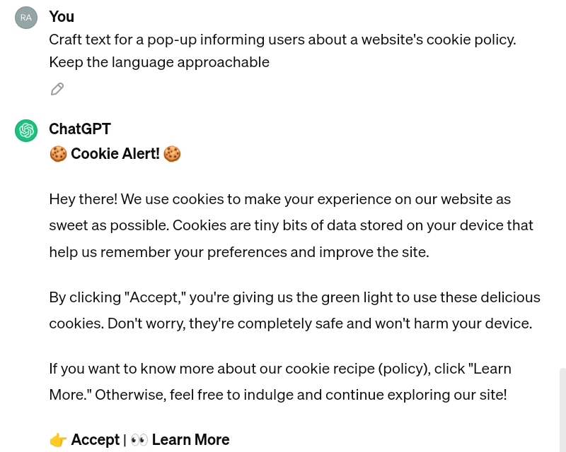 Cookie Notification