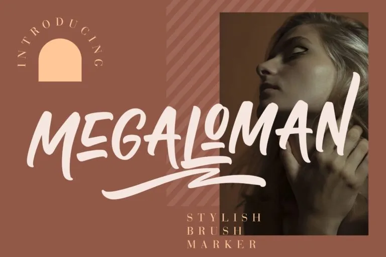 Megaloman Stylish Brush Font